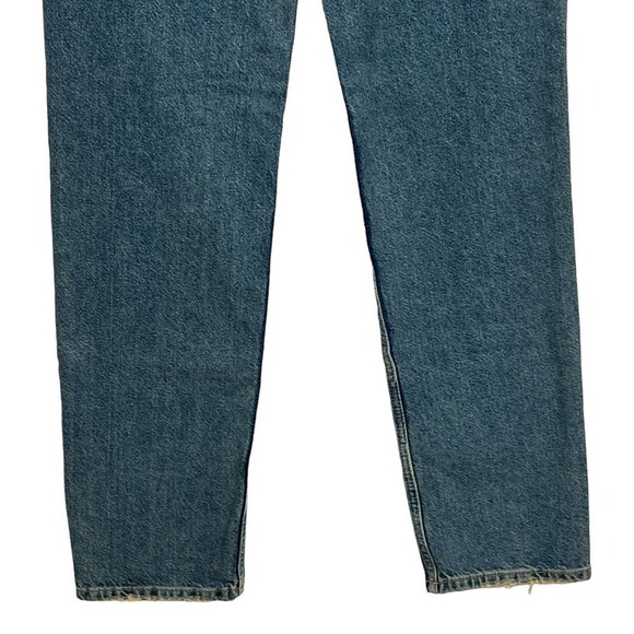 WE THE FREE JEANS SLIM FIT BUTTON FLY CROPPED DARK WASH BLUE SIZE 26 NWOT - Picture 6 of 13